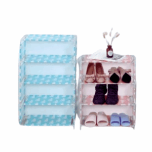 Animal print Shoe rack with 5 layers